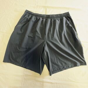 lululemon athletica Men's Black Athletic Elastic-Waist Shorts